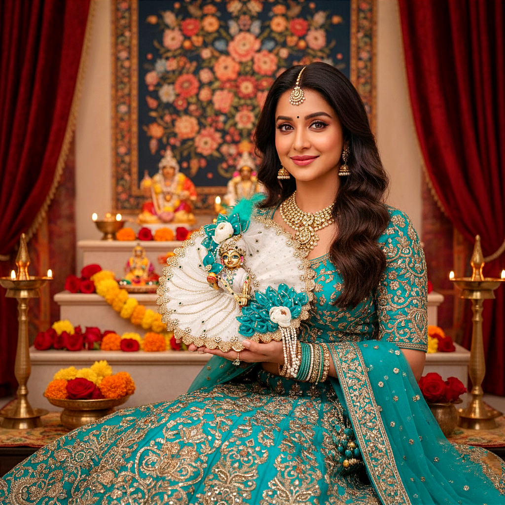 शरद पूर्णिमा पर श्री कृष्ण की सेवा