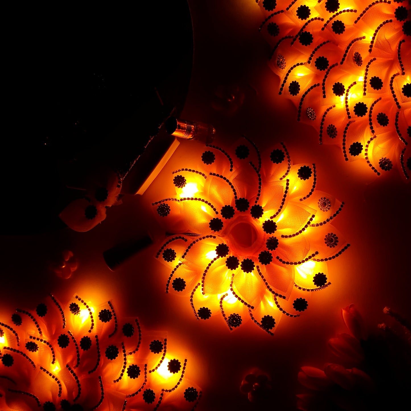 LED Light Up Kanha ji Dress – Two-In-One Fancy Yellow Laddu Gopal Dress with Matching Mukut, Bansuri & A Surprise Gift.