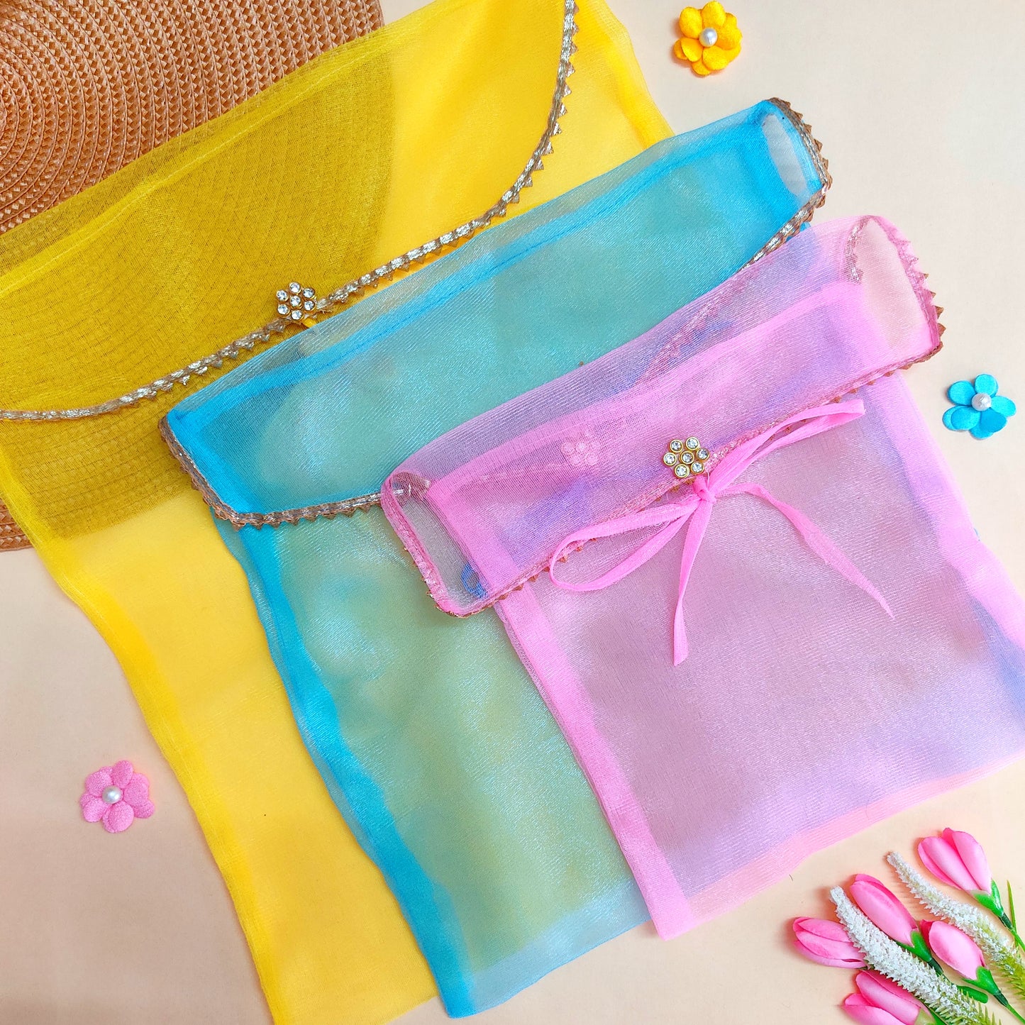 Ladoo Gopal Flower Dress with Mukut, Bansuri and a Surprise Gift