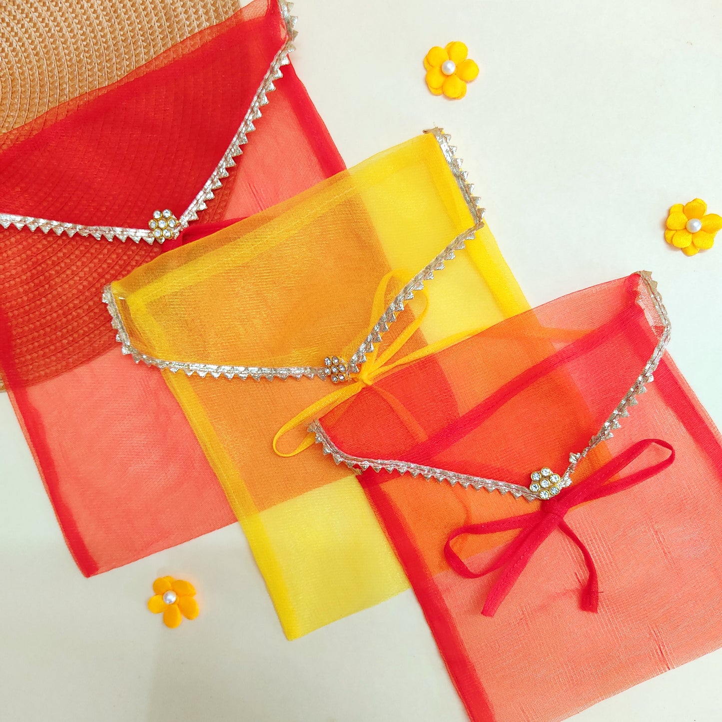 Laddu Gopal Multi Flower Dress with Mukut, Bansuri and a Surprise Gift