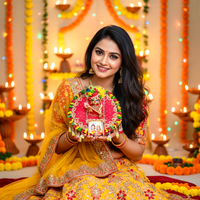 Diwali Special Laddu Gopal Dress