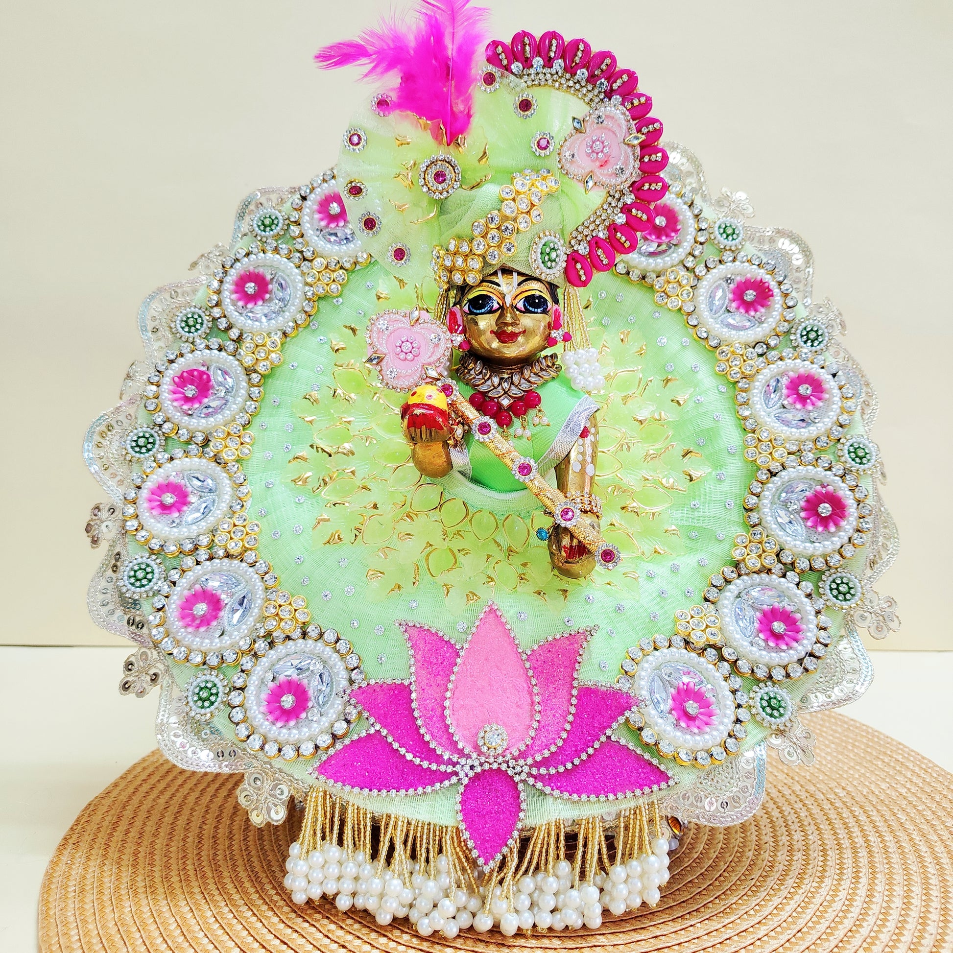 Designer kamal poshak for Bal Gopal online