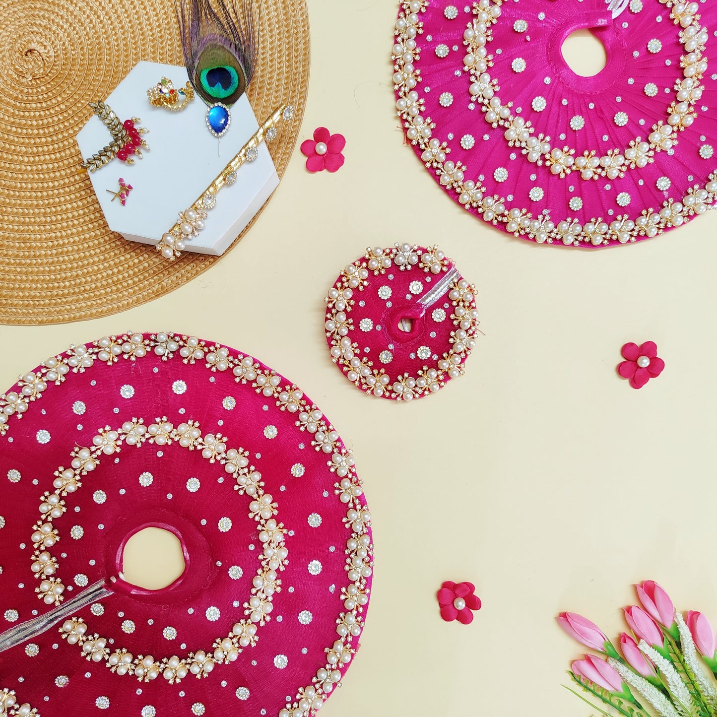 Ladoo Gopal complete shringar combo set with gift