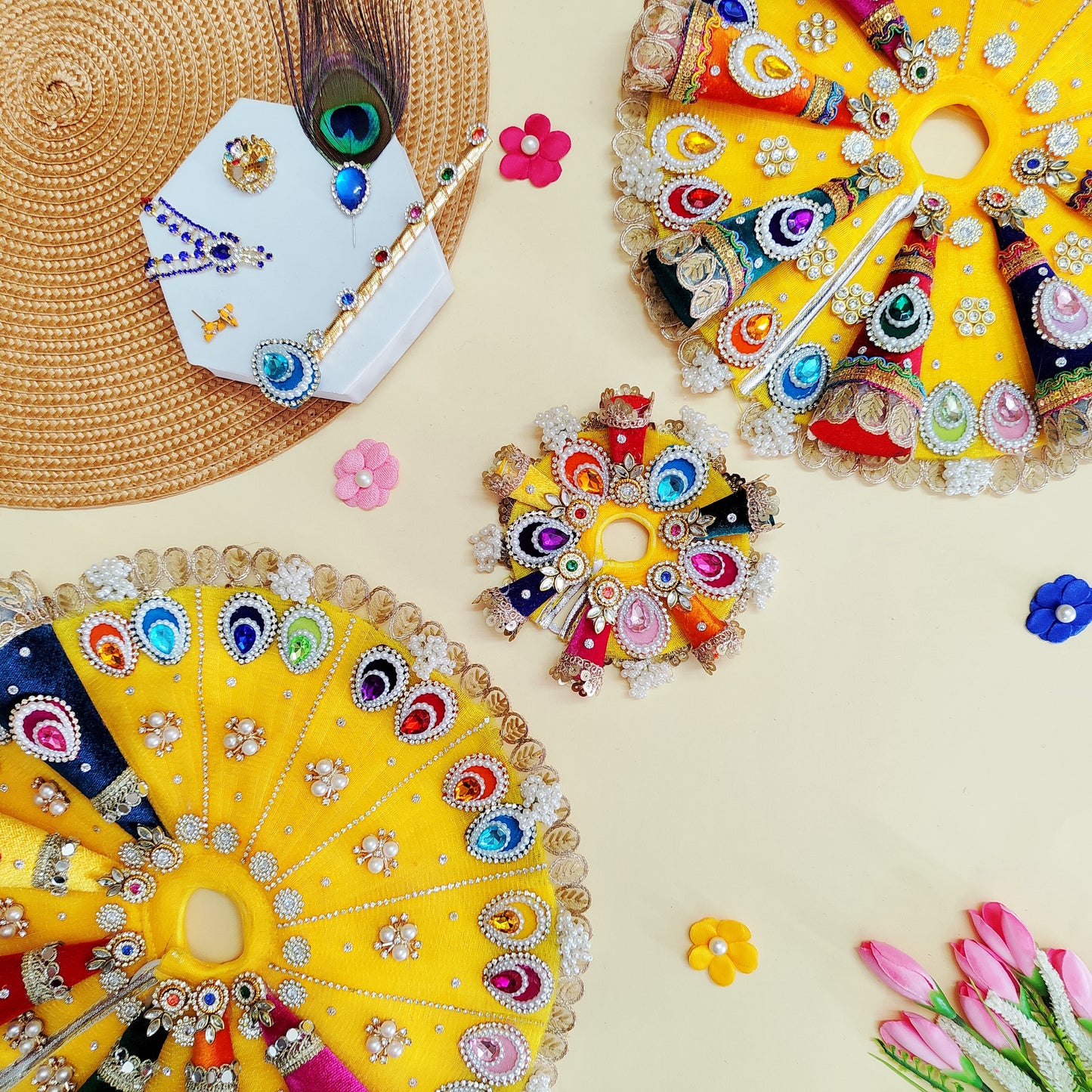 Laddu Gopal Cone Wali Dress All Sizes 0-1-2-3-4-5-6-7-8-9