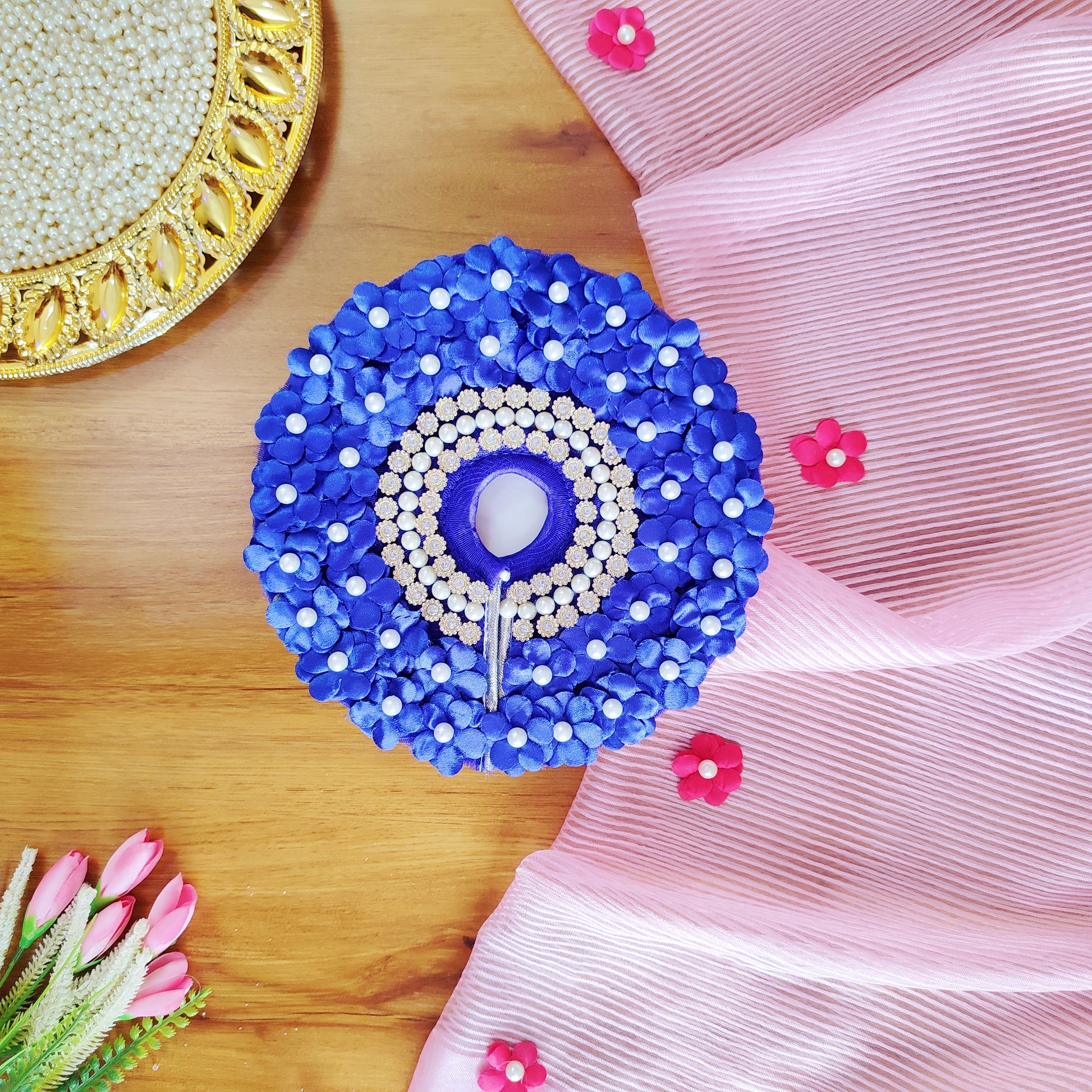Designer Kanha Ji phoolon wali dress 