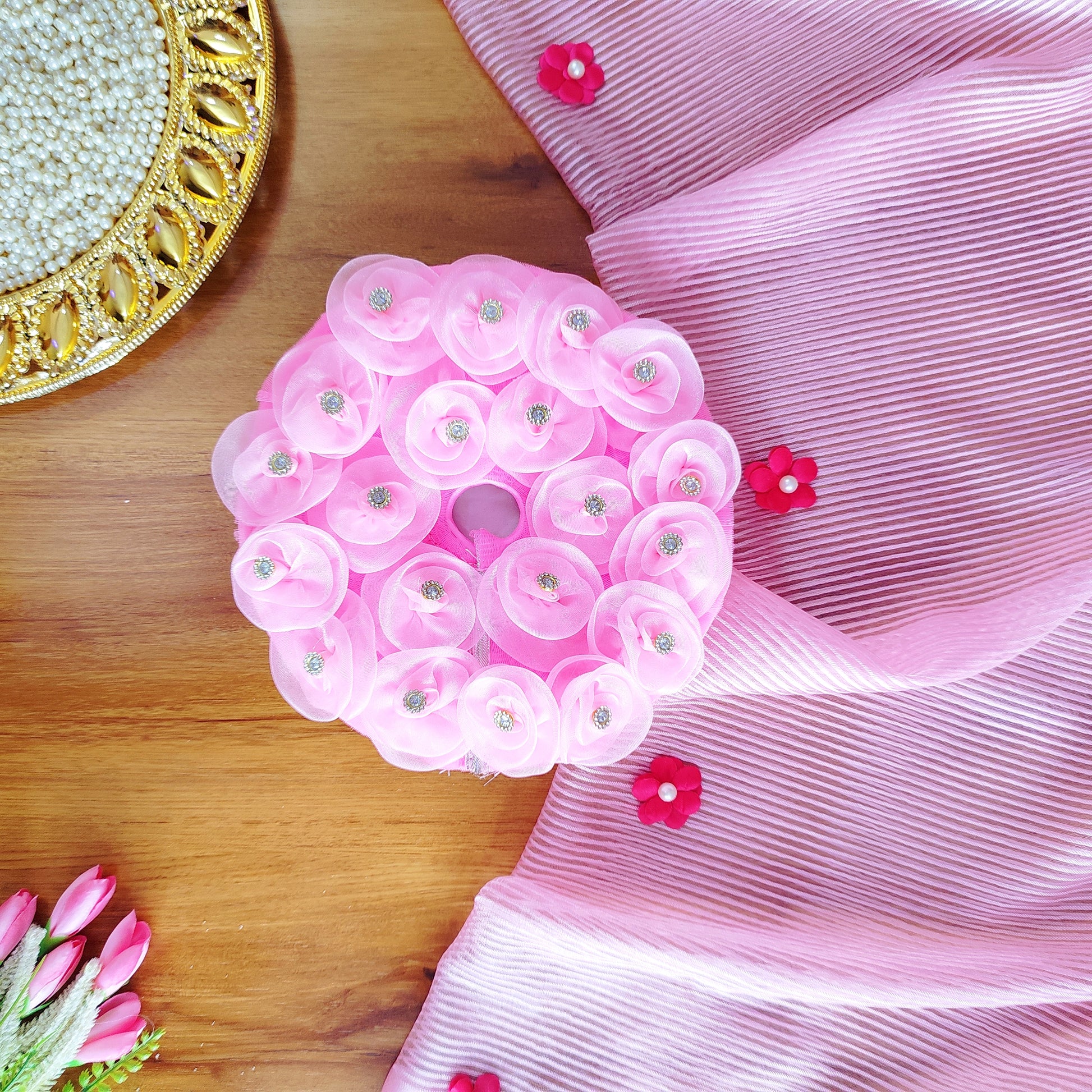 Laddu Gopal Rose Dress