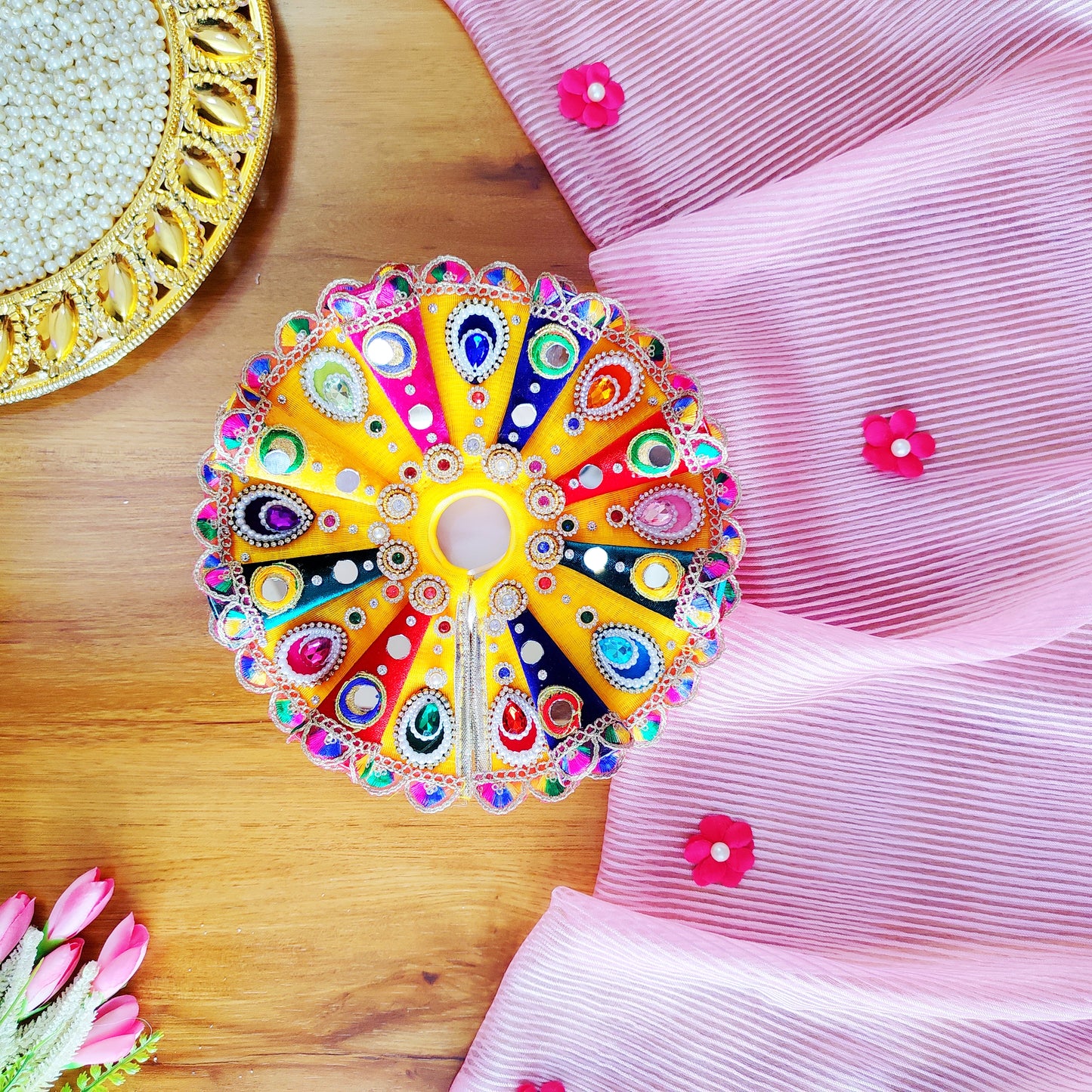 Designer cone poshak for Kanha ji online shopping