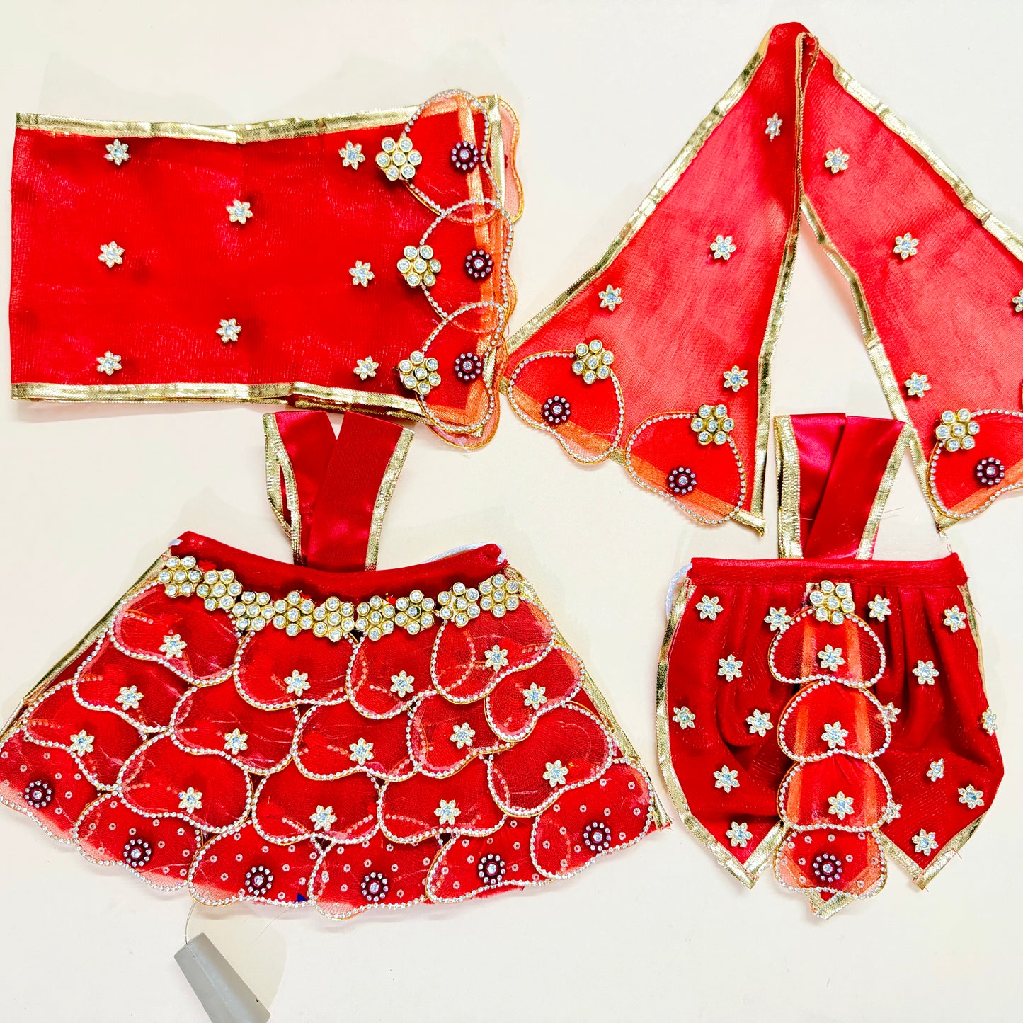 LED Light Radha Krishna Heart Petal Dress