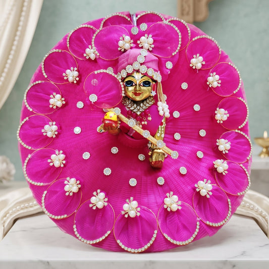 Little Krishna Petal & Pearl Dress with Pagdi, Bansuri and a Surprise Gift