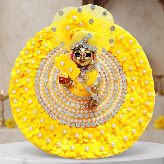 Bal Gopal Flower Dress with Mukut, Bansuri and a Surprise Gift