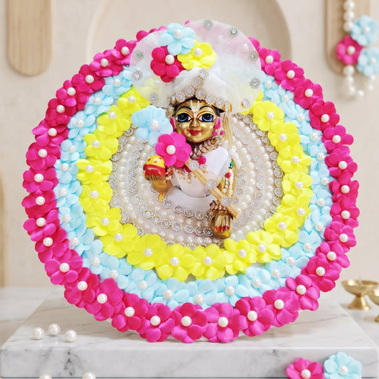 Kanha Multi Flower Dress with Pagdi, Bansuri and a Surprise Gift