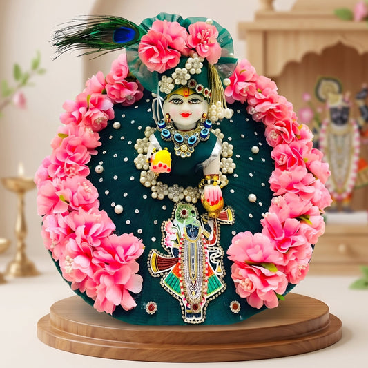 Shreenath Ji Inspired Bal Gopal Poshak with Mukut, Bansuri and a Surprise Gift