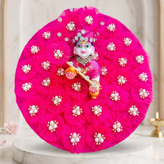 Ladoo Gopal Flower Dress with Mukut, Bansuri and a Surprise Gift