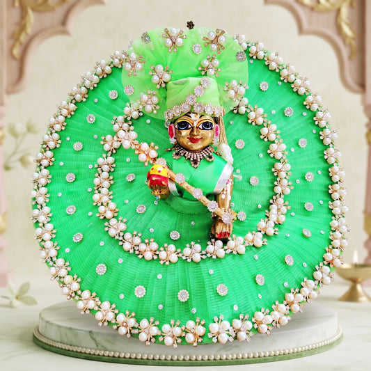 Gopal ji Pearl Dress with Mukut, Bansuri and a Surprise Gift