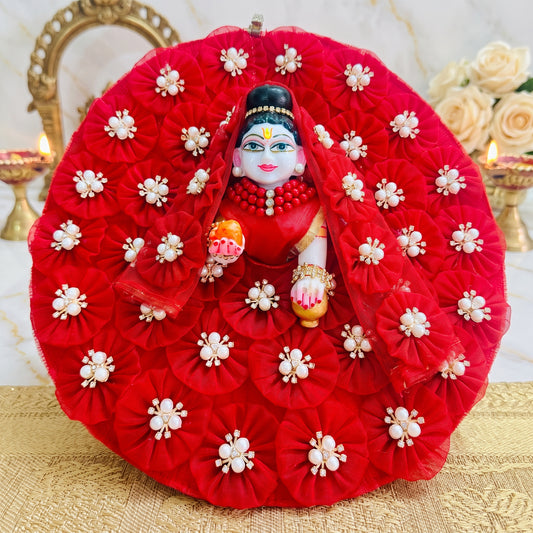 Radha Rani Flower Dress with Dupatta, Bansuri and a Surprise Gift