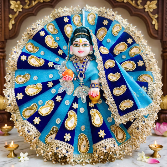 Radha Rani Cone Dress with Dupatta, Bansuri & Surprise Gift