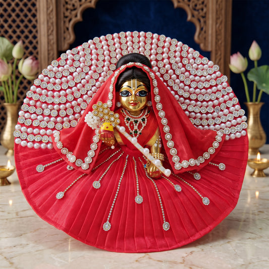 Pearl & Stone Radha Rani Poshak with Dupatta, Bansuri and a Surprise Gift