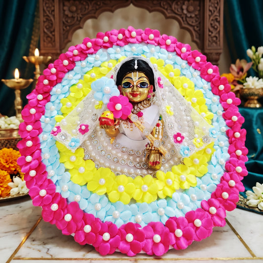 Bal Radha Multi Flower Dress with Dupatta, Bansuri and a Surprise Gift
