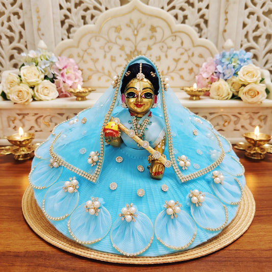 Kishori ji Petal & Pearl Dress with Chunri, Bansuri and a Surprise Gift